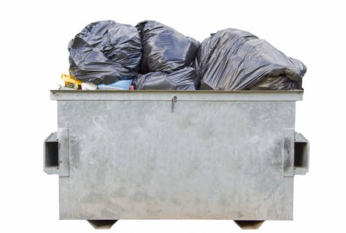 Recycling and sorting of construction waste materials in Holborn
