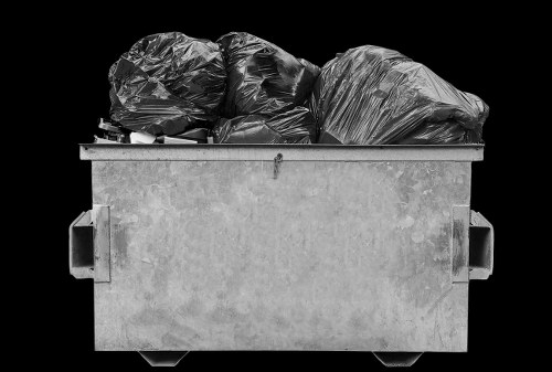 Photo showing delivery operations for skip service